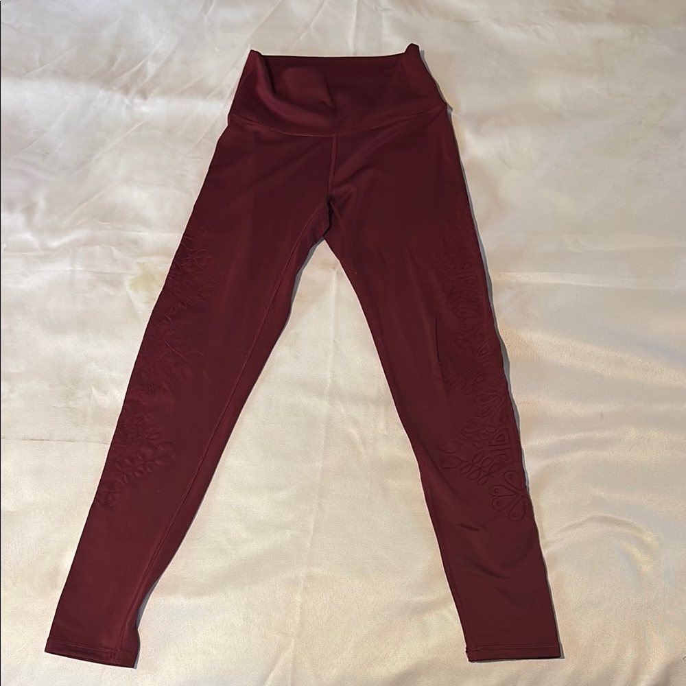 Aerie Burgundy Leggings